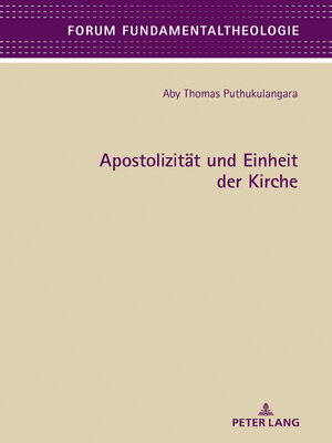 cover image of Apostolizitaet und Einheit der Kirche